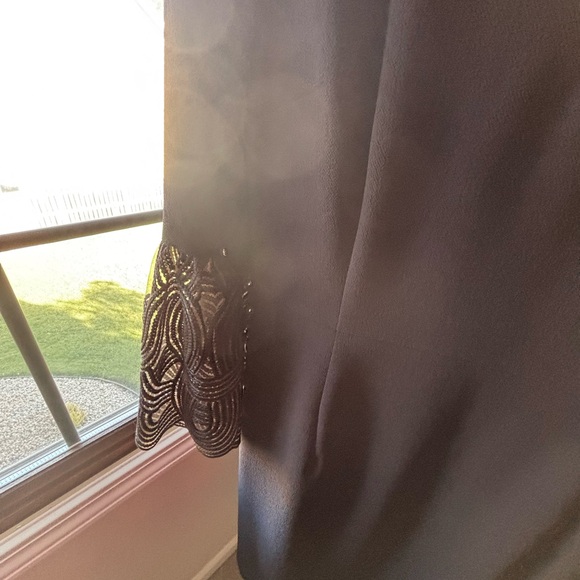 Trina Turk Black Cocktail Dress Size 12 - Picture 3 of 5